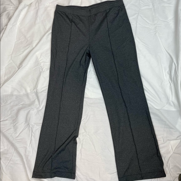 BYLYSE Spenard boot cut yoga pants high waist dark grey 1X - Picture 1 of 10